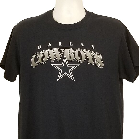 Dallas Cowboys Other - Dallas Cowboys Authentic Short Sleeve Crew T Shirt Men Size Medium Navy Blue